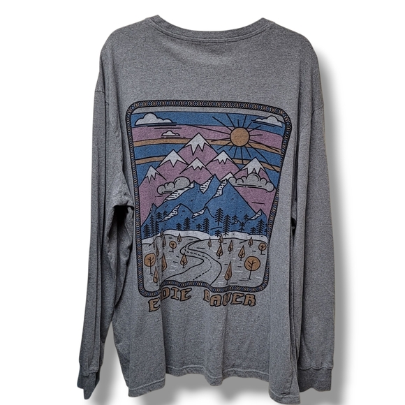Eddie Bauer, Long Sleeve Tee, 3XLT, Big & Tall - Picture 1 of 9